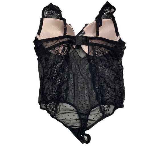 PURE BEAUTY By Rene’ Rofe’ Lingerie Style CAT305289 Black Size Large - Picture 3 of 10